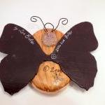 Fairy Butterfly Handpainted Rock One Of A Kind..