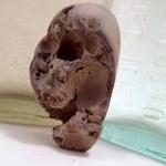 Skeleton Skull Veined Gothic Gorey Hand Painted..